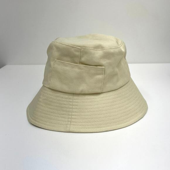 Lack of Color Wave Cotton Canvas Bucket Hat Cream Sun Protection UPF 50+ S/M - Picture 6 of 12
